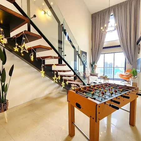 Cozy Loft Suite 2Br Near Jb Ciq 7Pax Johor Bahru Exterior photo