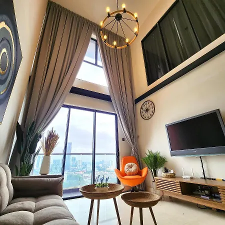 Cozy Loft Suite 2Br Near Jb Ciq 7Pax Johor Bahru Exterior photo