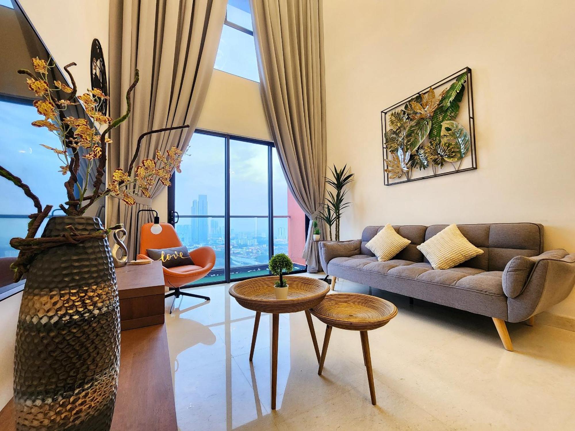 Cozy Loft 2br Near Jb Ciq 7pax Johor Bahru