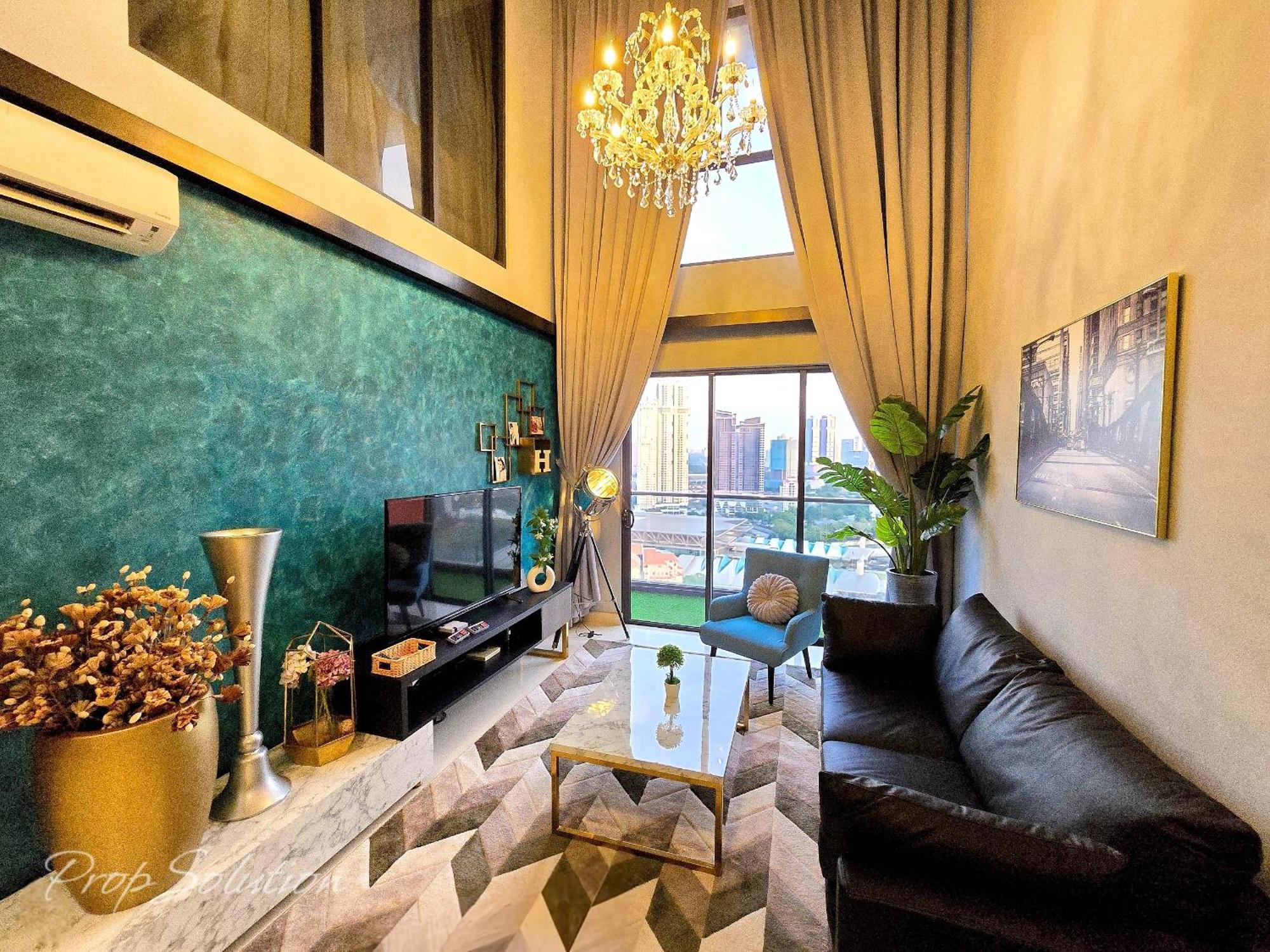 Cozy Loft 2br Near Jb Ciq 7pax Apartment Johor Bahru