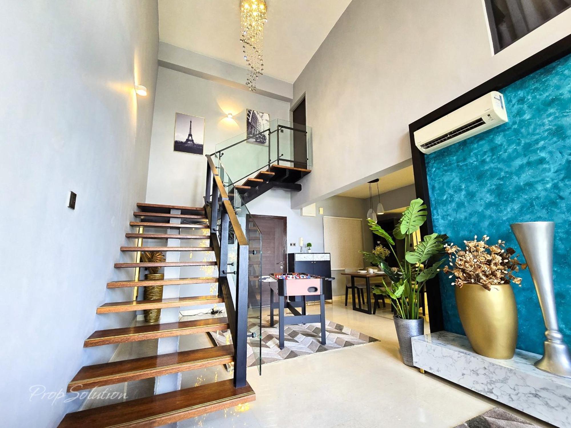 Cozy Loft 2br Near Jb Ciq 7pax Apartment *